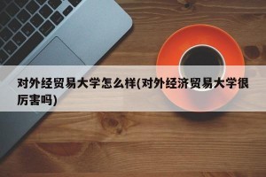 对外经贸易大学怎么样(对外经济贸易大学很厉害吗)